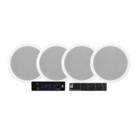 System One A50BT med SC4B & 2 par System One IC820 innbyggingshøyttalere